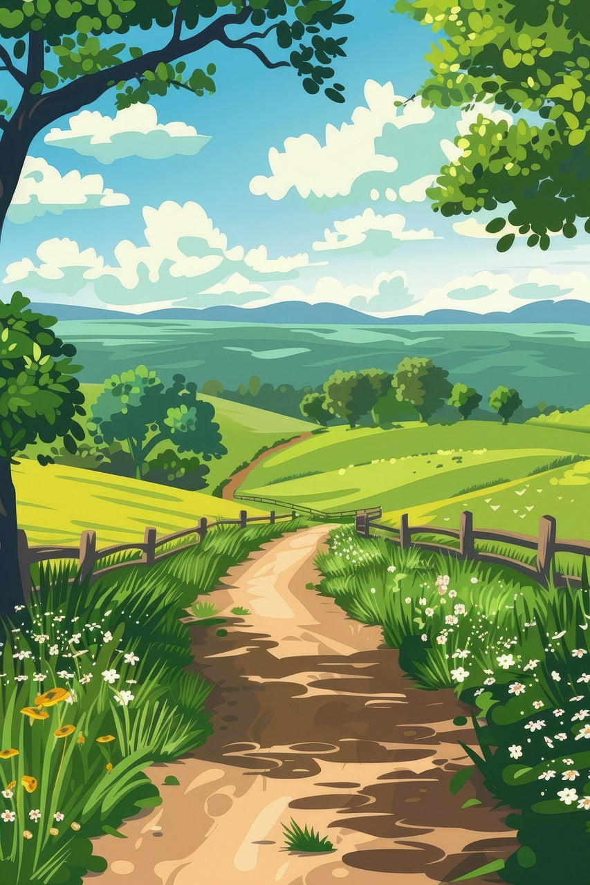 Landscape Graphic Photo Cards-PNG