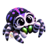 Regal Jumping Spider (Phidippus regius) PNG Digital Cartoon Download