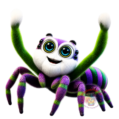 Bearded Foot Spider Transparent PNG Clip Art