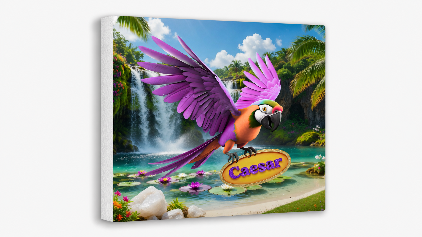 Caesar: The 700-Point Jungle Legend – Exclusive 8x8 Canvas Art