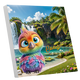 Bird Brain Rummy: Candy Limited-Edition 8x8 Framed Canvas Print