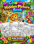Hidden Treasure Coloring Book: Color, Find & Enter to Win!