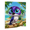 Fuchsia: The Double Drop Secret Agent – 8x8 Framed Canvas Print