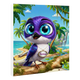 Fuchsia: The Double Drop Secret Agent – 8x8 Framed Canvas Print