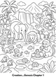 Bible Story Activity Pack: 3-Page Faith & Color Set-01 (Only $2)