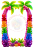 Neon Gummy Bear PNG Frames – 17 Electric Trading Card Borders (2.5x3.5")