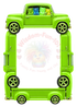 Neon Gummy Bear PNG Frames – 17 Electric Trading Card Borders (2.5x3.5")