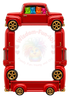 Neon Gummy Bear PNG Frames – 17 Electric Trading Card Borders (2.5x3.5")