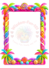 Neon Gummy Bear PNG Frames – 17 Electric Trading Card Borders (2.5x3.5")