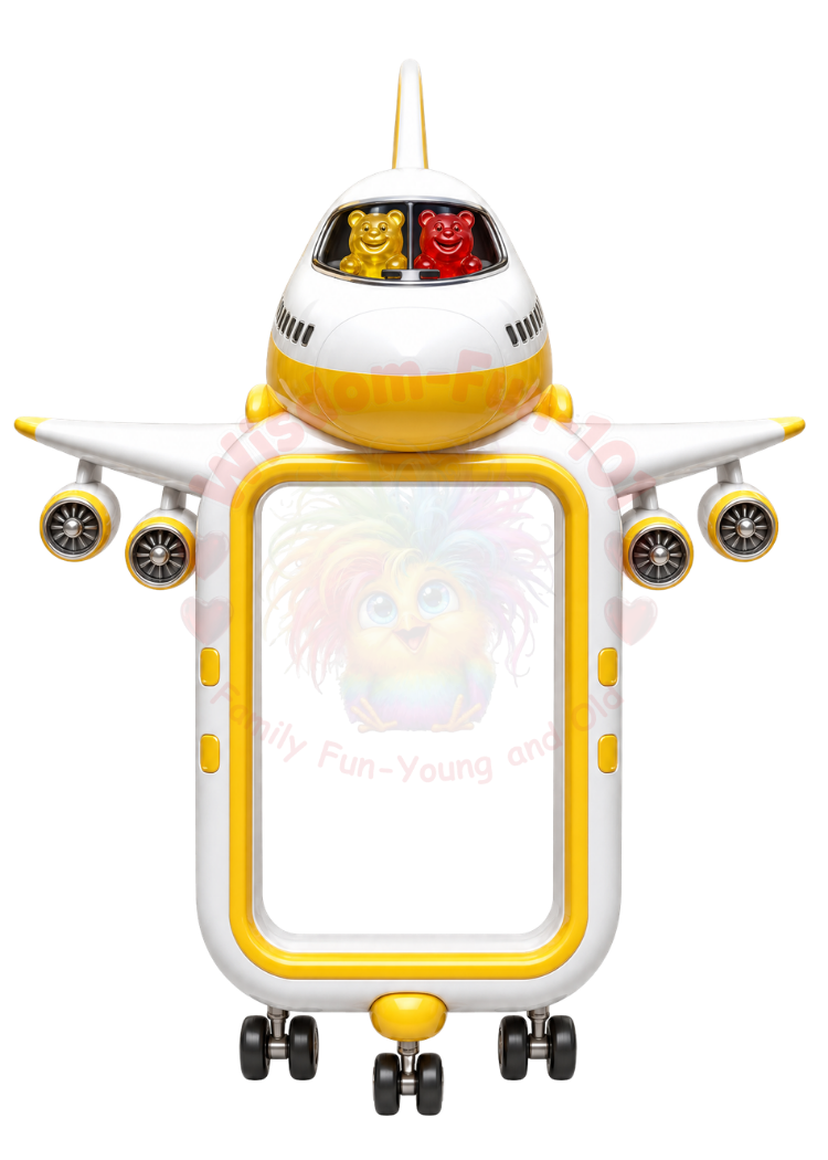Neon Gummy Bear PNG Frames – 17 Electric Trading Card Borders (2.5x3.5