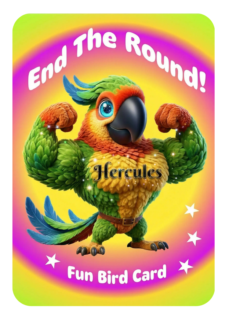 Bird Brain Rummy-Family Card Game