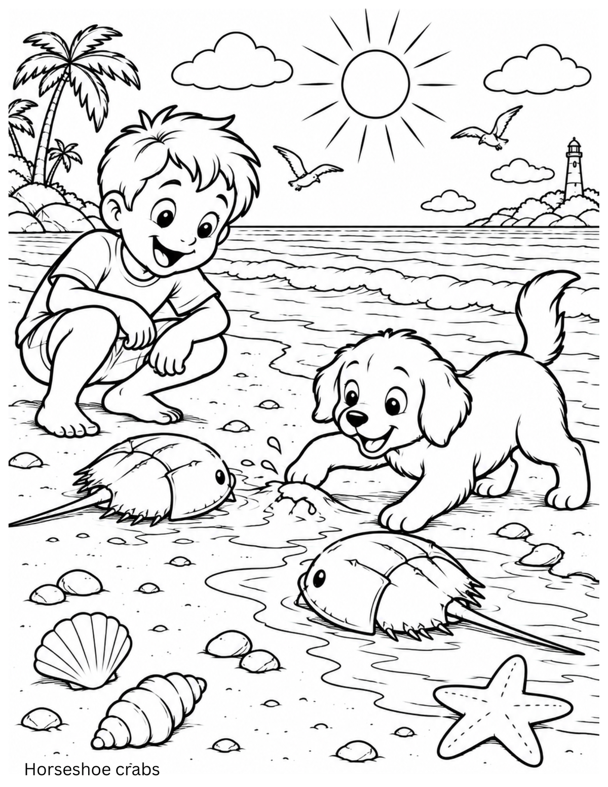 FREE: 10-Page Early Learners Printable Coloring Pack (Ages 4–8) – Instant Download