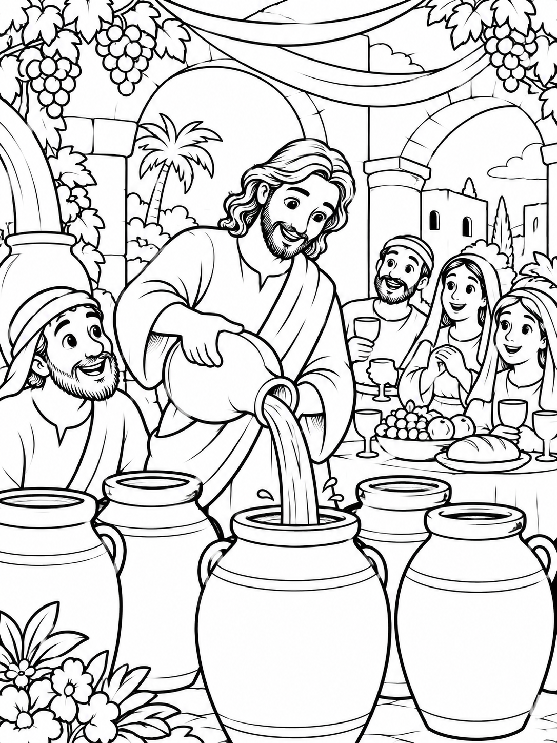 Bible Story Activity Pack: 3-Page Faith & Color Set-04 (Only $2)