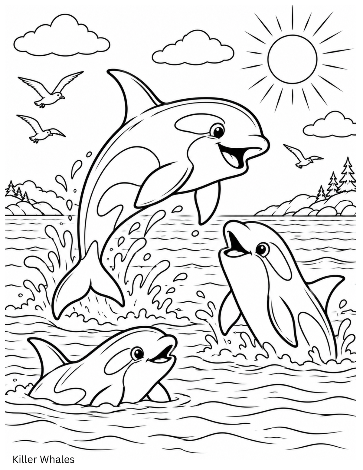 FREE: 10-Page Early Learners Printable Coloring Pack (Ages 4–8) – Instant Download