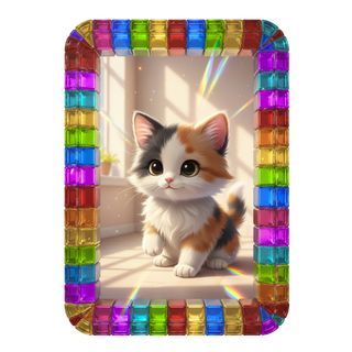 The Kitten Rainbow Display Frame (Digital Download)