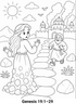 Bible Story Activity Pack: 3-Page Faith & Color Set-03 (Only $2)