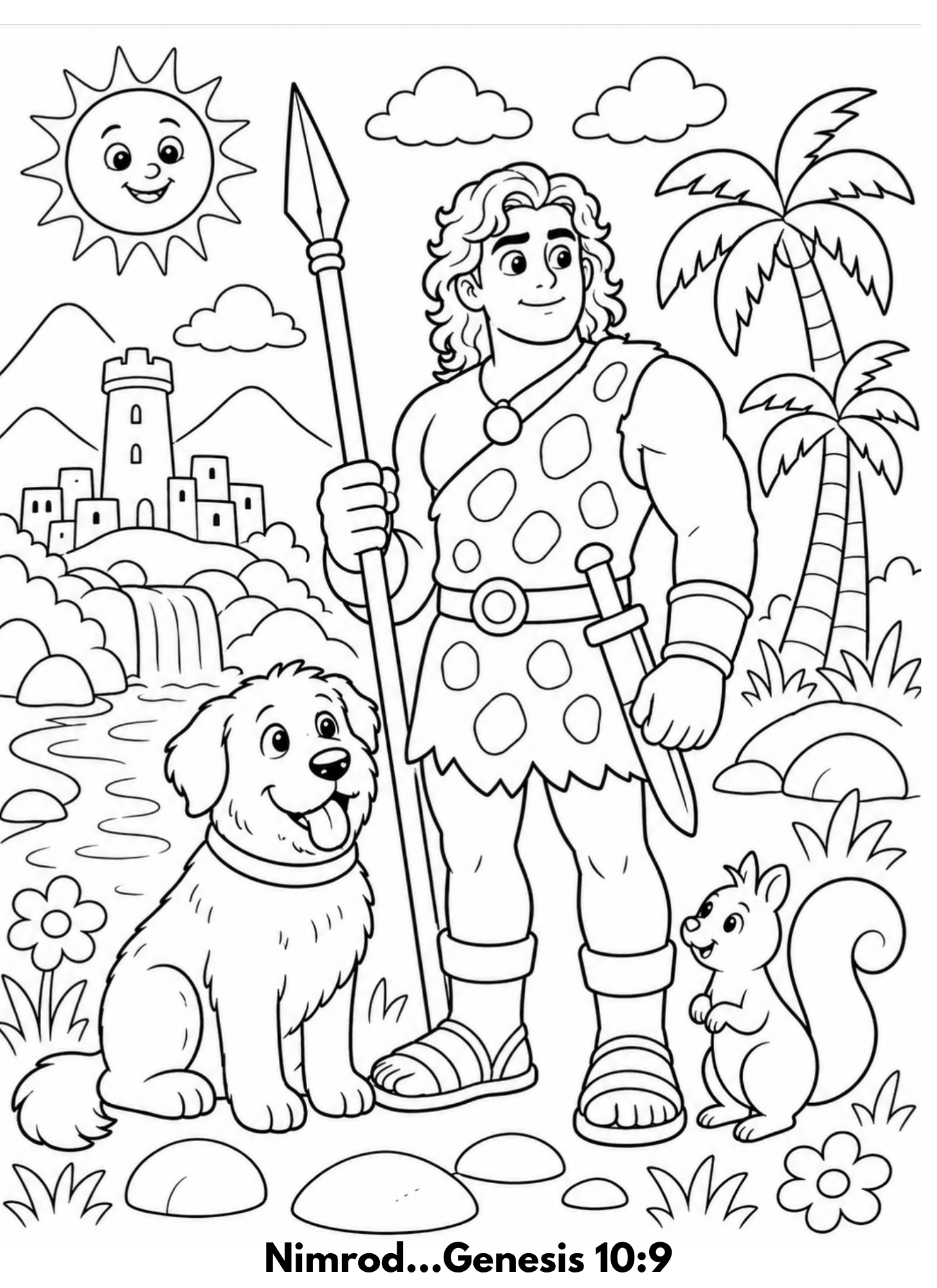 Bible Story Activity Pack: 3-Page Faith & Color Set-02 (Only $2)