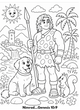 Bible Story Activity Pack: 3-Page Faith & Color Set-02 (Only $2)