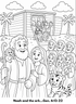 Bible Story Activity Pack: 3-Page Faith & Color Set-01 (Only $2)