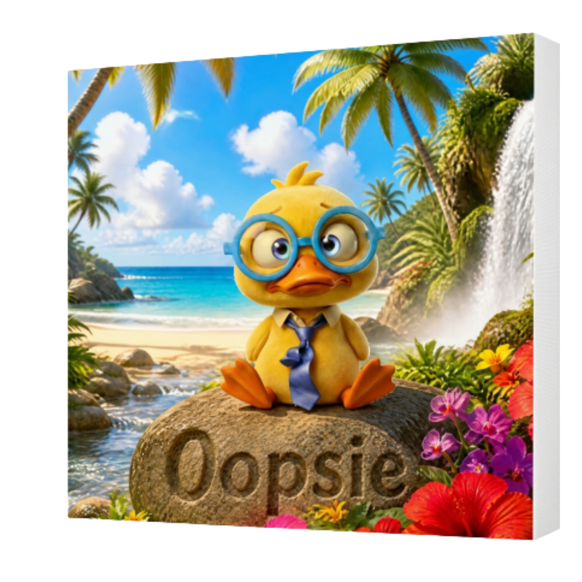 Oopsie: The Ultimate Boo-Boo Card – Limited Edition 8x8 Framed Canvas Print