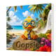 Oopsie: The Ultimate Boo-Boo Card – Limited Edition 8x8 Framed Canvas Print