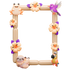 Hibiscus PNG Graphic Frame Set (7 Digital Downloads (code-09))