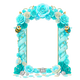 Colored Roses Graphic Frame Set (5 Digital Downloads) (code-08)