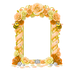 Colored Roses Graphic Frame Set (5 Digital Downloads) (code-08)