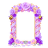 Colored Roses Graphic Frame Set (5 Digital Downloads) (code-08)