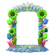 Oval Graphic Frame Set (5 Digital Downloads ) (code-06)