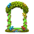 One Set Of Five Transparent Frames—Countless Uses (5 Digital Downloads) (code-02)