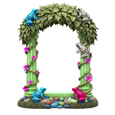One Set Of Five Transparent Frames—Countless Uses (5 Digital Downloads) (code-02)