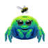 Meet the Friendliest Spiders You'll Ever See!  (7 Digital PNG Graphics)   (code-13)