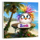 Zonk..Rainbow Sweetheart,,Limited-Edition 8x8 Framed Canvas Print