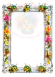 3D Vibrant Insect Card Templates – 17 (2.5x3.5") Framed PNGs with Transparent Centers