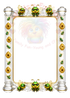 3D Vibrant Insect Card Templates – 17 (2.5x3.5") Framed PNGs with Transparent Centers