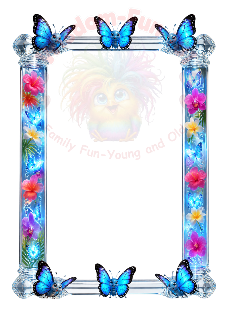 3D Vibrant Insect Card Templates – 17 (2.5x3.5
