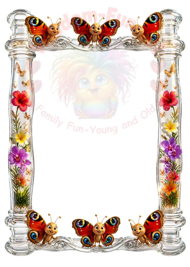 3D Vibrant Insect Card Templates – 17 (2.5x3.5