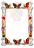 3D Vibrant Insect Card Templates – 17 (2.5x3.5") Framed PNGs with Transparent Centers