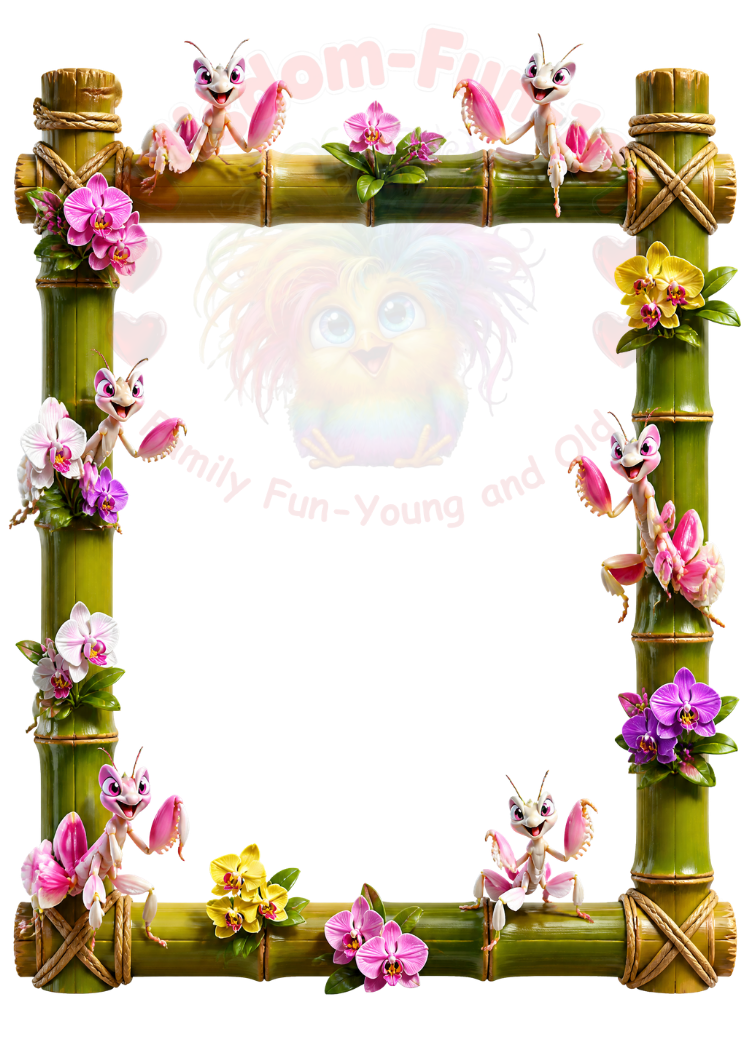 3D Vibrant Insect Card Templates – 17 (2.5x3.5